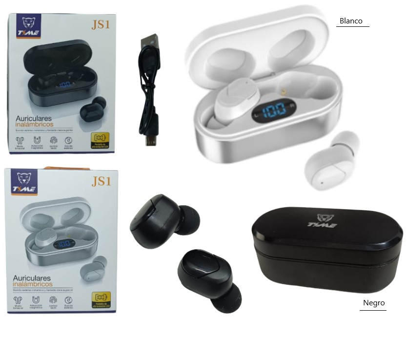 AURICULARES IN-EAR TIME JS1