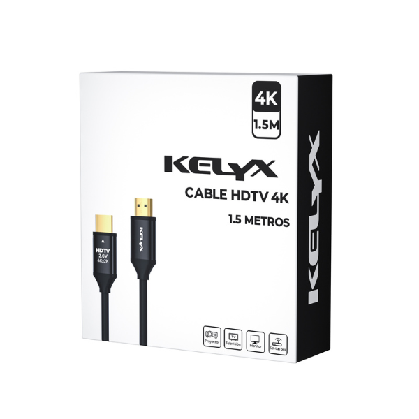 CABLE KELYX HDMI 4K – 1.5 METROS