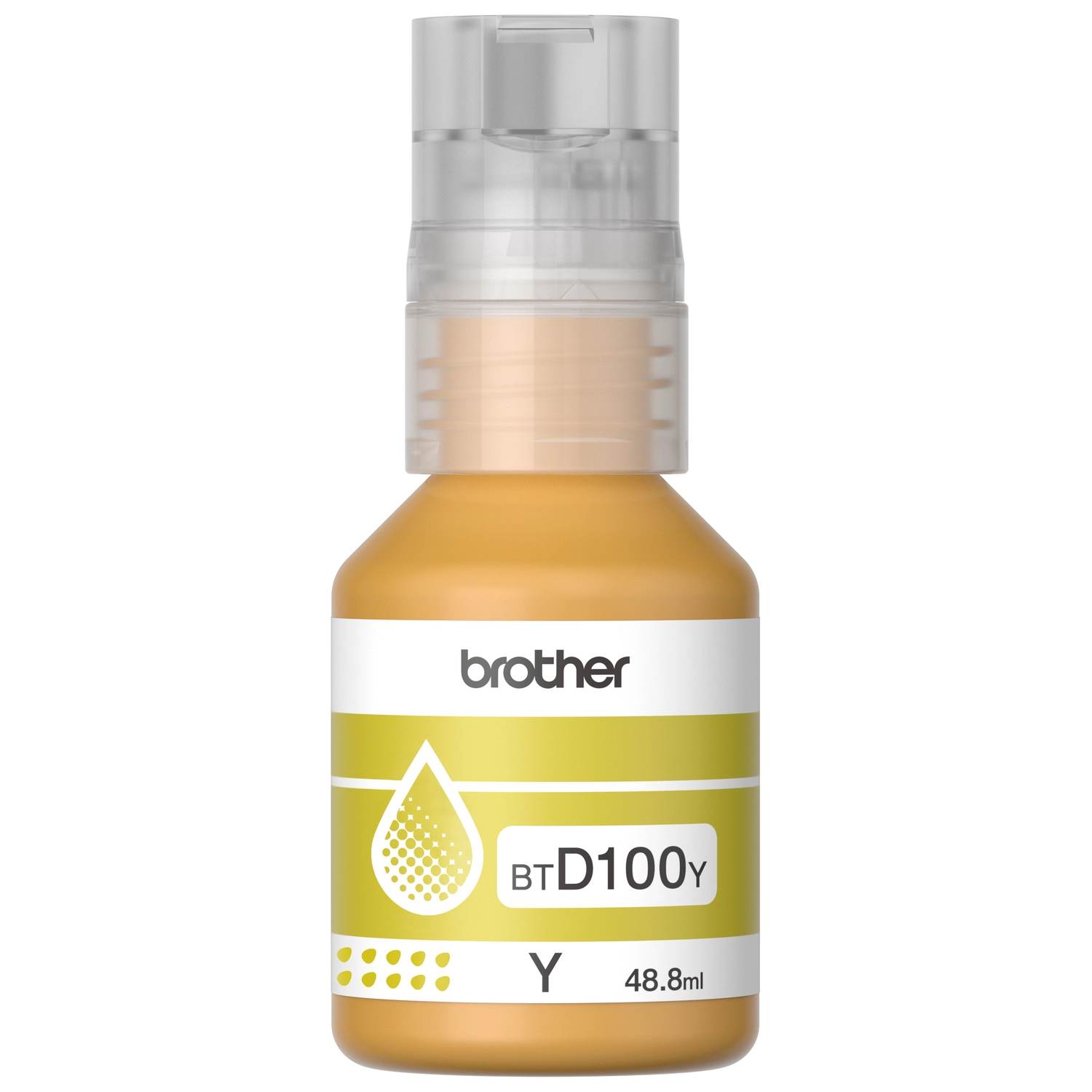 TINTA BROTHER BTD100 AMARILLA